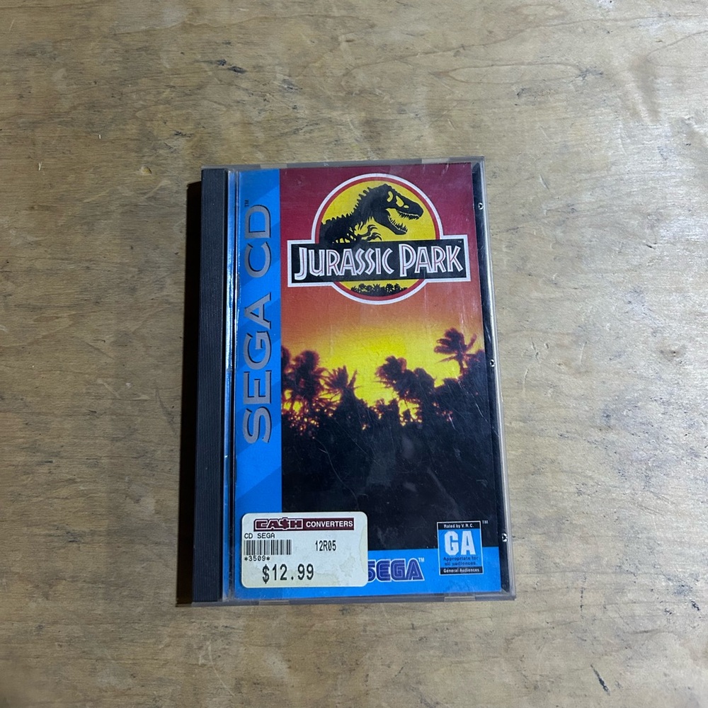 Jurassic Park Sega CD Game